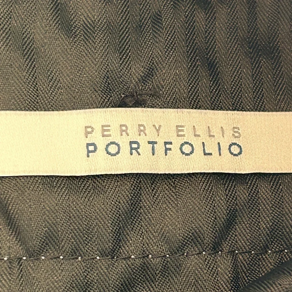 Perry Ellis Men’s Linen‎ Blend Flat Front Chino Shorts Sz 38